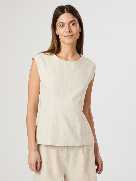 NEO NOIR RAFLI RAMIE TOP - NATURAL