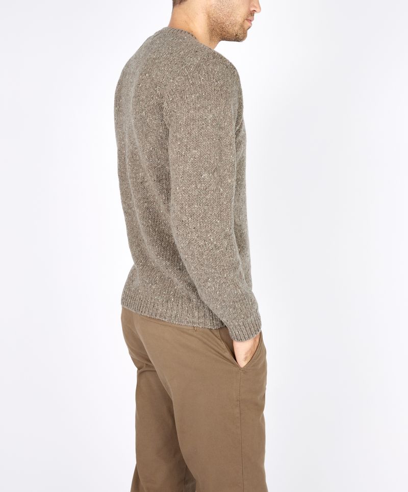 IRELANDS EYE KILBRIDE V-NECK  - ROCKY GROUND
