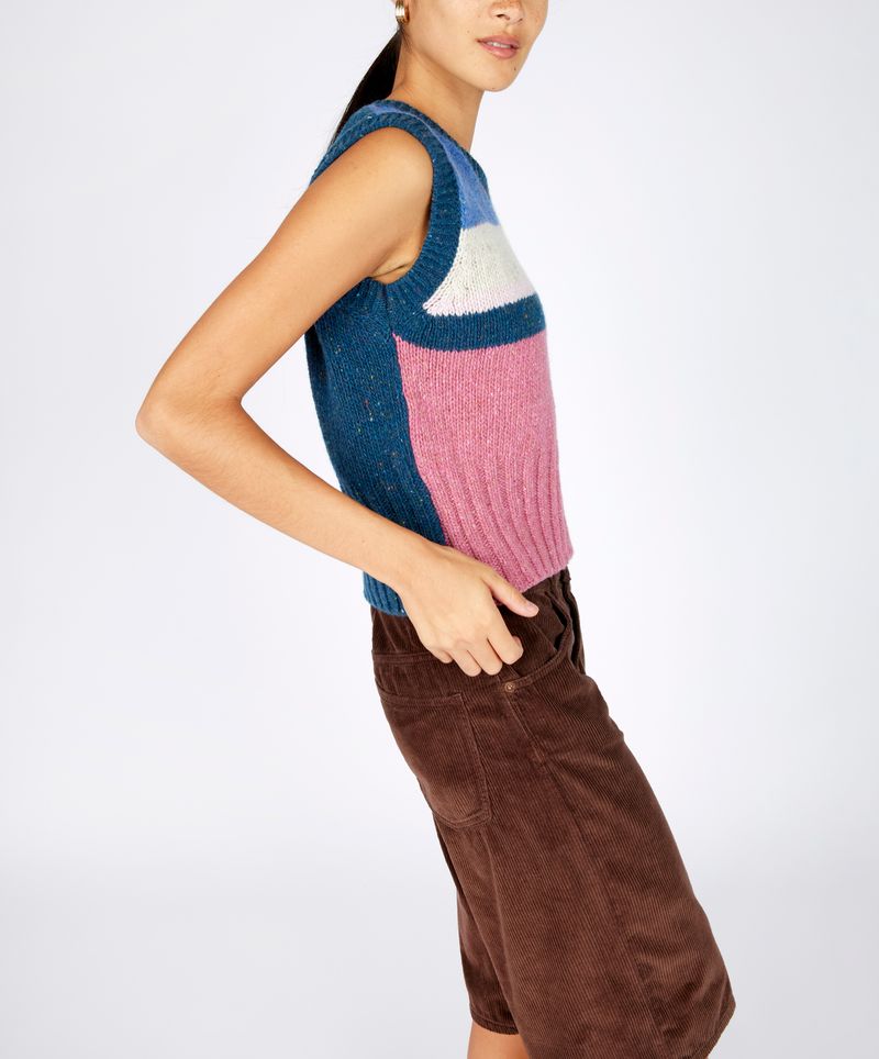 IRELANDS EYE ETTA VEST - MARINA