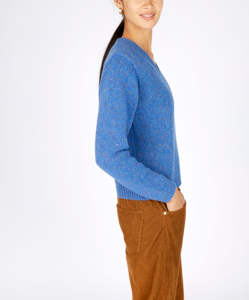 IRELANDS EYE KAYLA V-NECK - MARINA