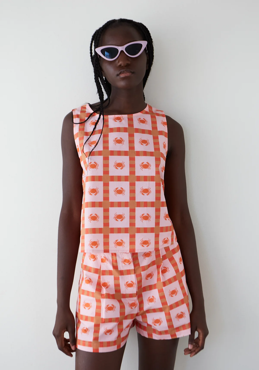 DR BLOOM ANA PINK CRABS TOP