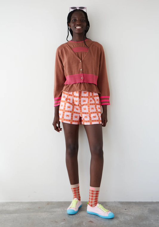 DR BLOOM STAR SHORTS ROSA