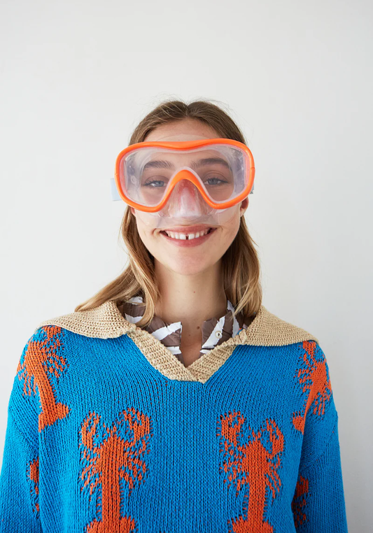 DR BLOOM LOBSTER JUMPER - BLUE