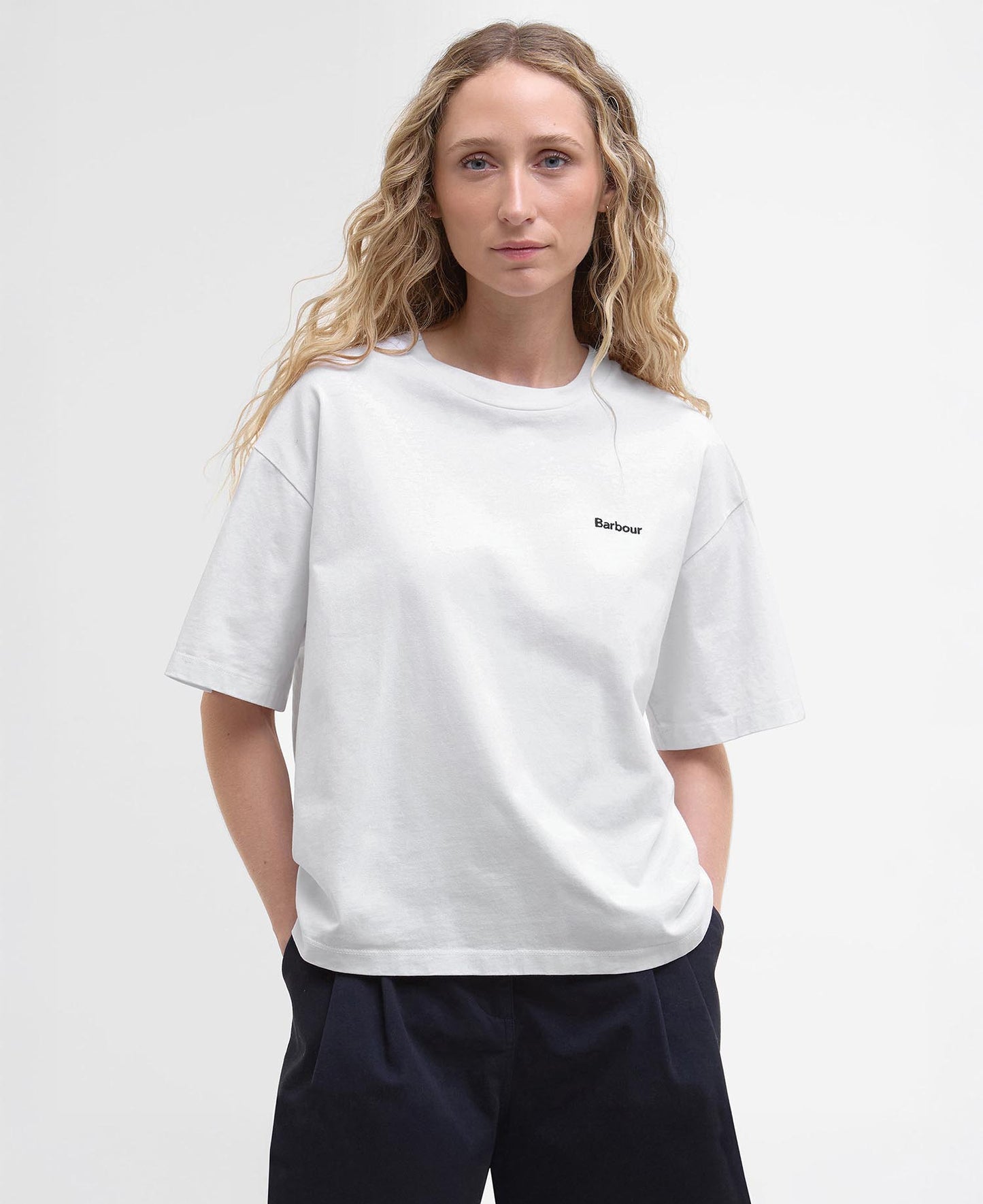 BARBOUR JEMA TOP - WHITE