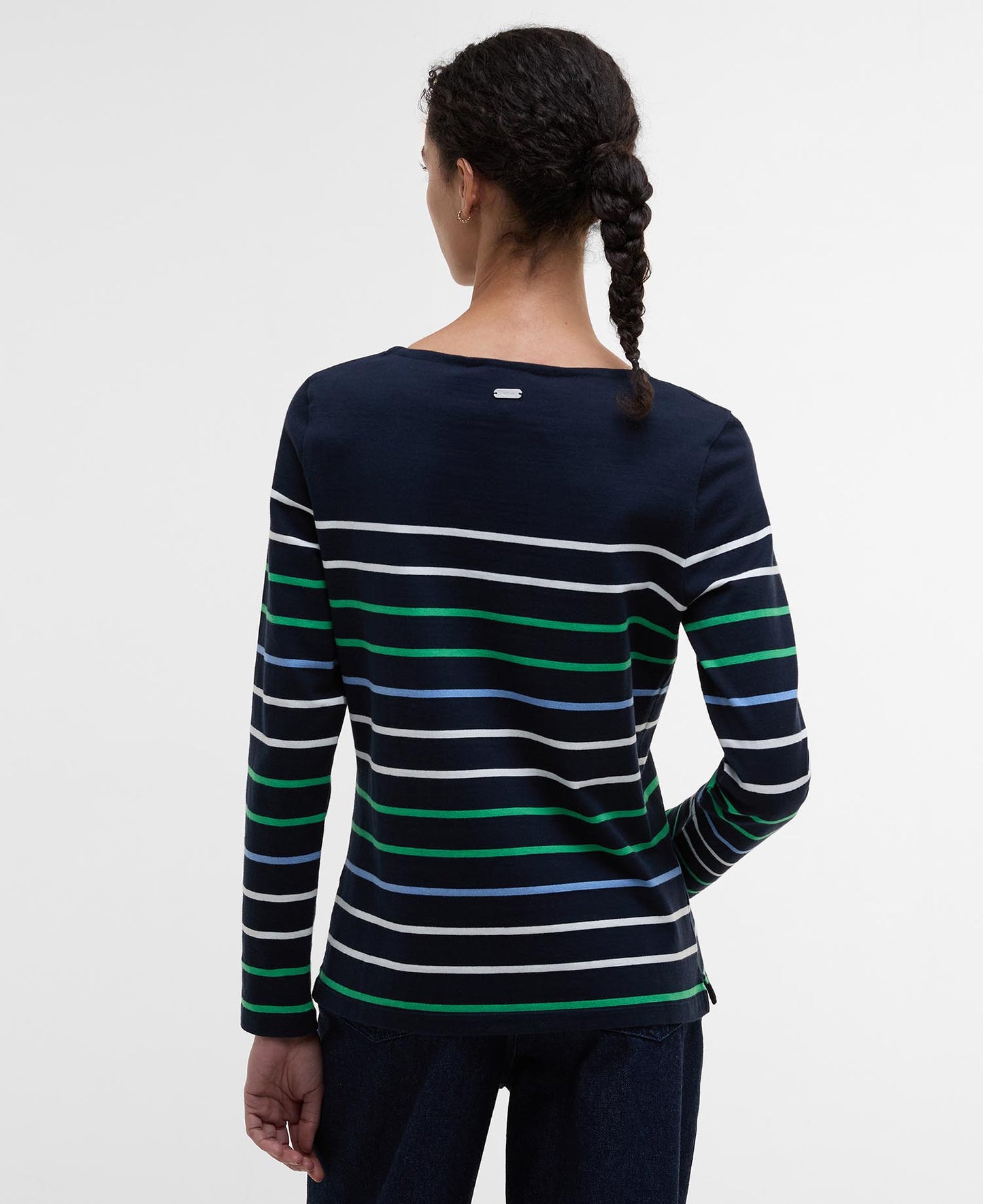 BARBOUR HAWKINS STRIPED LONG SLEEVE - NAVY