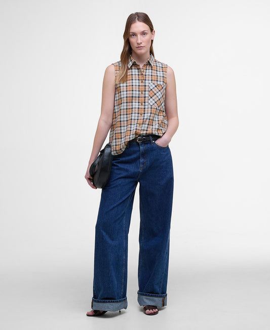 BARBOUR BREDON SLEEVELESS SHIRT