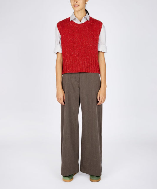IRELANDS EYE LUNA VEST - CHILLI