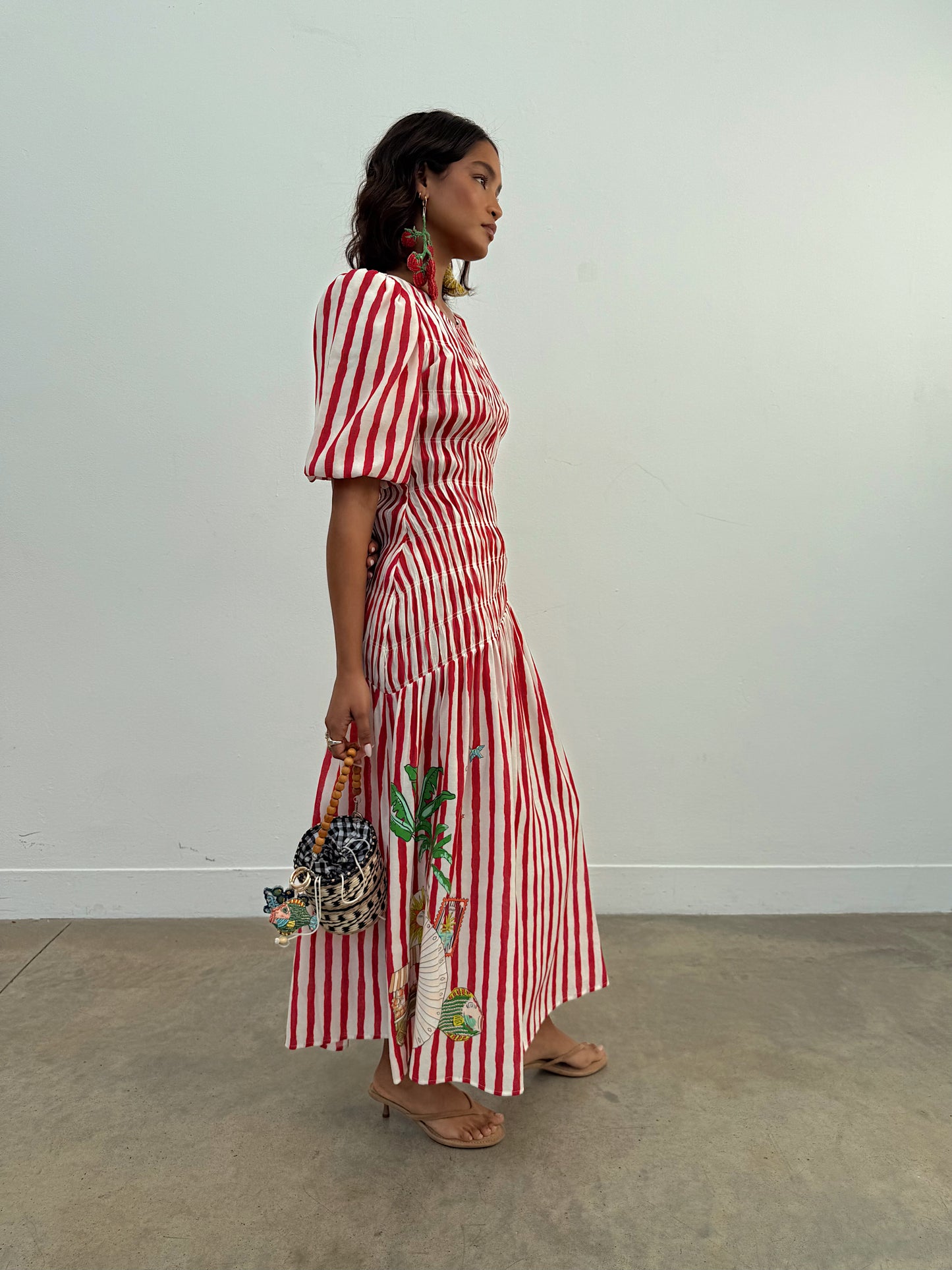 NFD STRIPE NARA DRESS