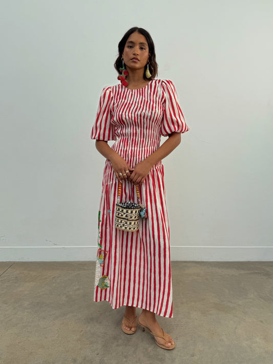 NFD STRIPE NARA DRESS