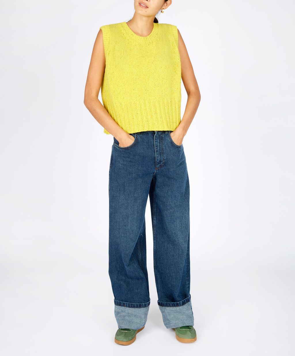 IRELANDS EYE LUNA VEST - BUTTERCUP