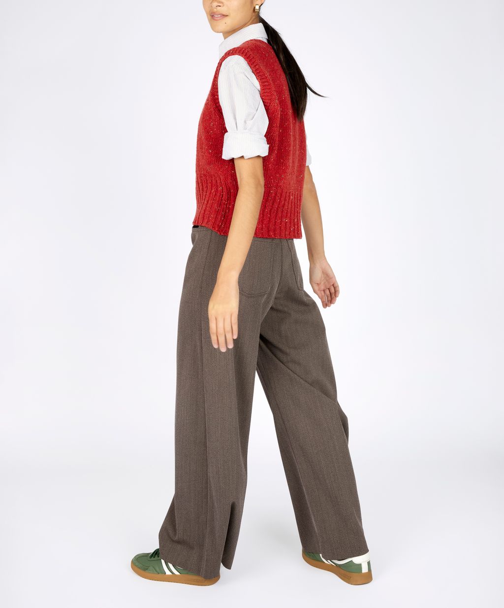 IRELANDS EYE LUNA VEST - CHILLI