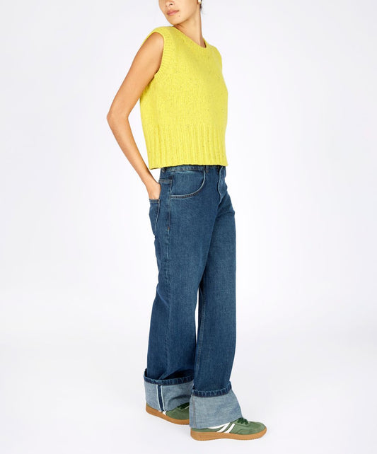 IRELANDS EYE LUNA VEST - BUTTERCUP