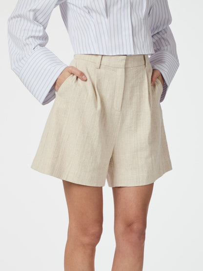 NEO NOIR SEGA RAMIE SHORTS - NATURAL