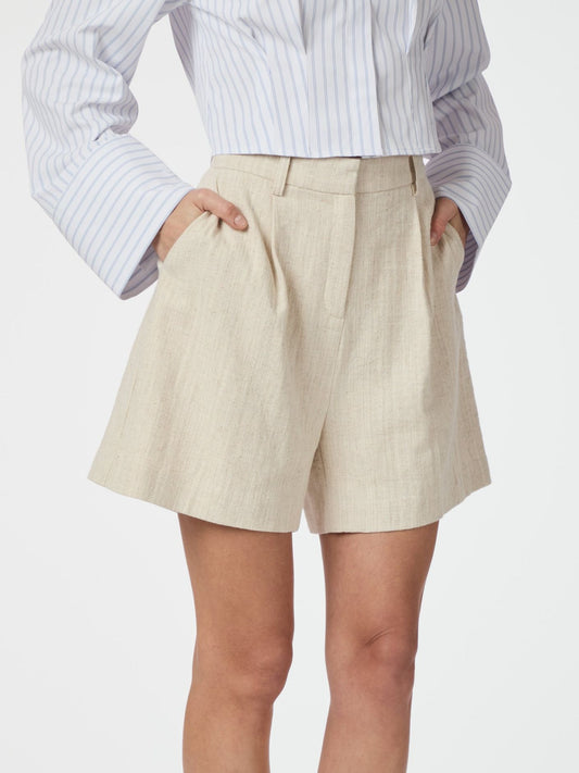 NEO NOIR SEGA RAMIE SHORTS - NATURAL