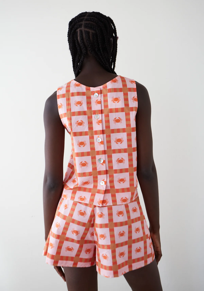 DR BLOOM ANA PINK CRABS TOP