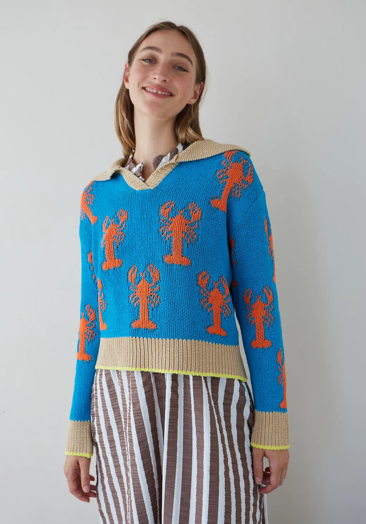 DR BLOOM LOBSTER JUMPER - BLUE