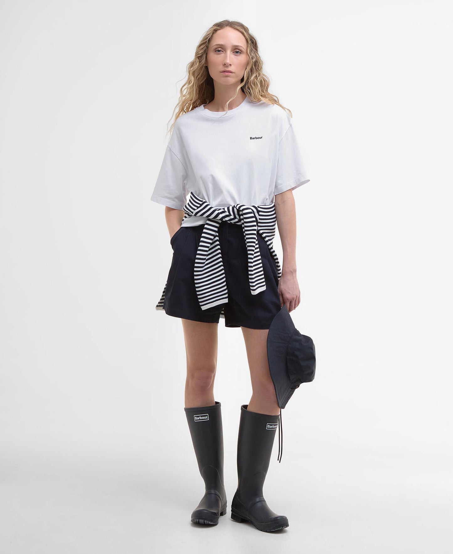 BARBOUR JEMA TOP - WHITE