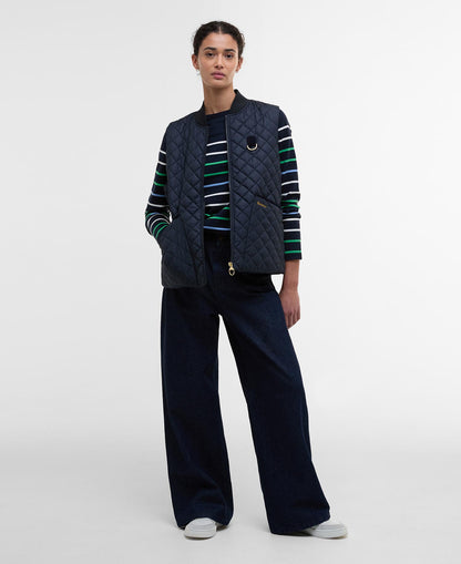 BARBOUR HAWKINS STRIPED LONG SLEEVE - NAVY