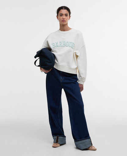 BARBOUR SILVERDALE JUMPER - NEUTRAL