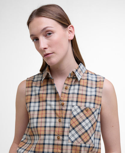 BARBOUR BREDON SLEEVELESS SHIRT