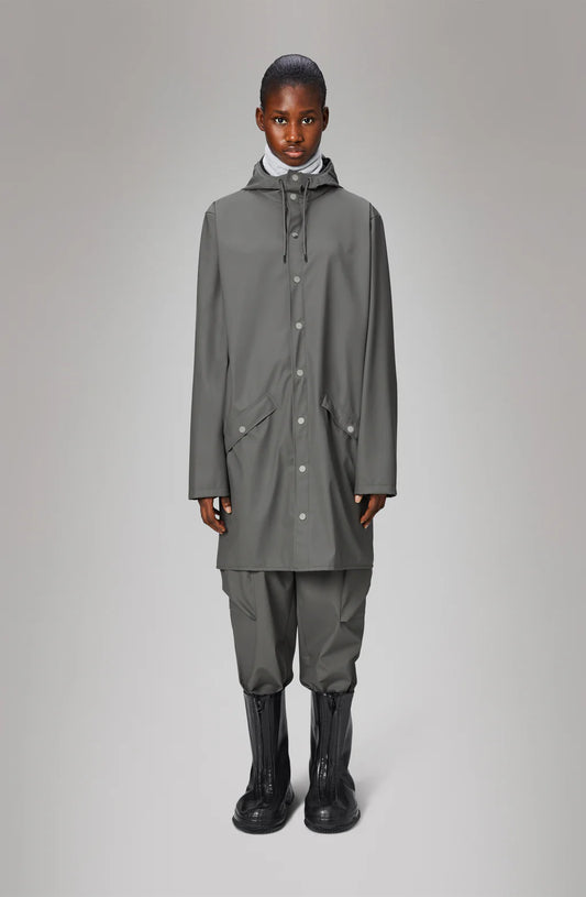 RAINS LONG JACKET W 3 - GREY