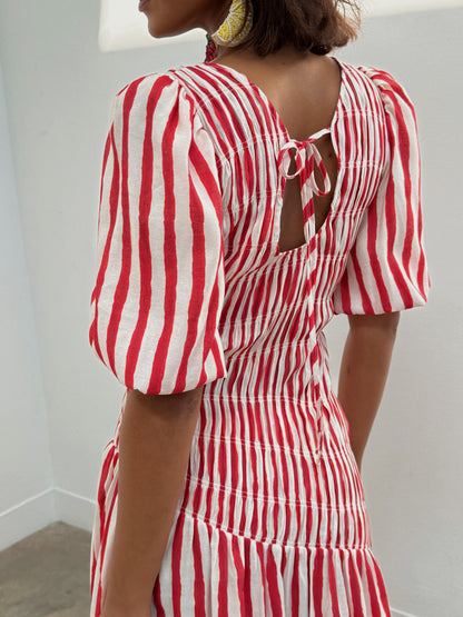 NFD STRIPE NARA DRESS