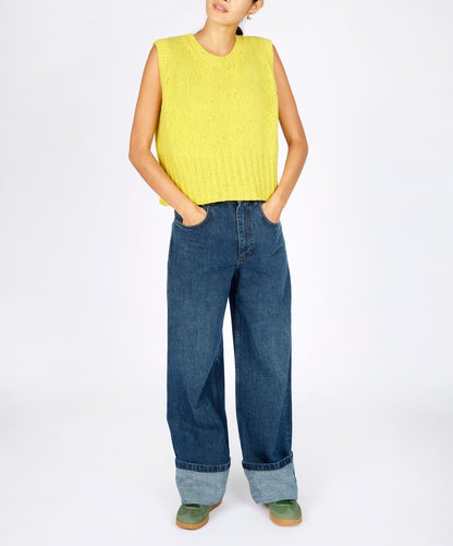 IRELANDS EYE LUNA VEST - BUTTERCUP